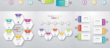 信息图表时间轴PPT矢量设计素材模板 一站式优质资源下载